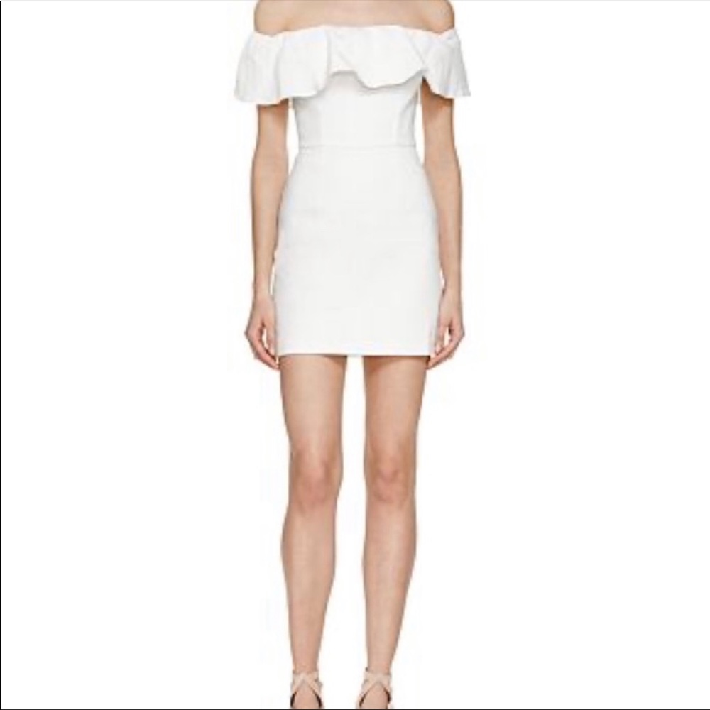Kendall + Kylie ruffle off the shoulder dress